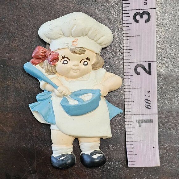 Campbell Soup Collectors Refrigerator Magnet Little Girl Spoon cooking - Picture 6 of 6